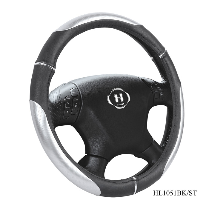 Silver Steering Wheel Cover